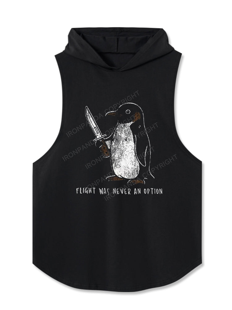 Flight Was Never An Option Hooded Tank