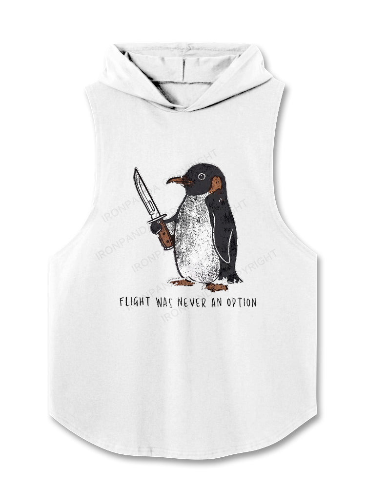 Flight Was Never An Option Hooded Tank