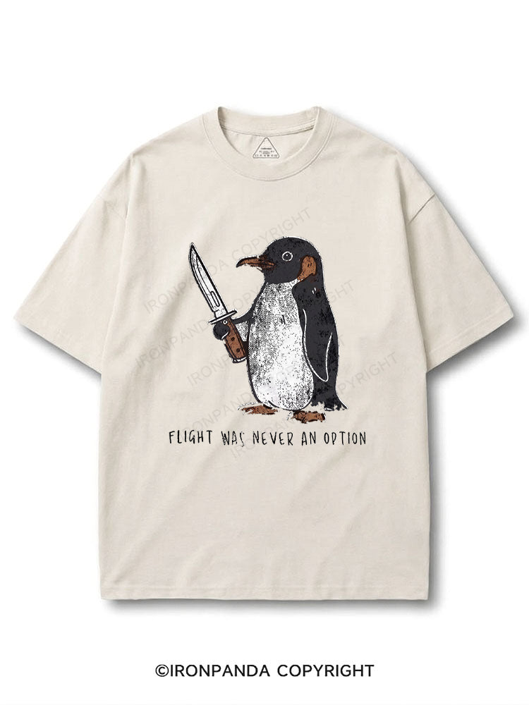 Flight Was Never An Option COTTON PUMP COVER