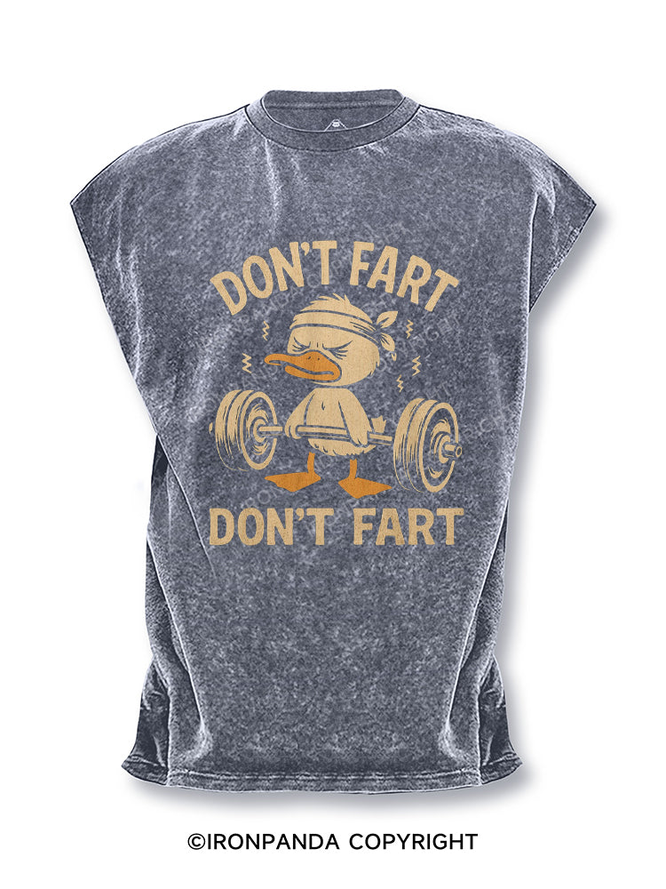 Don't Fart Don't Fart Humor Cut Off Tank