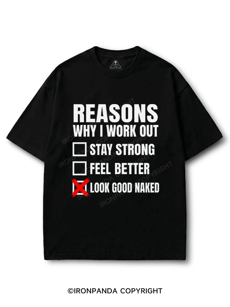 Reasons Why I Work Out Funny COTTON PUMP COVER