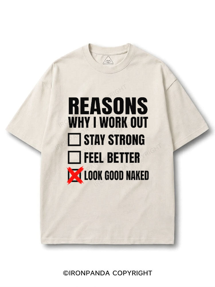Reasons Why I Work Out Funny COTTON PUMP COVER