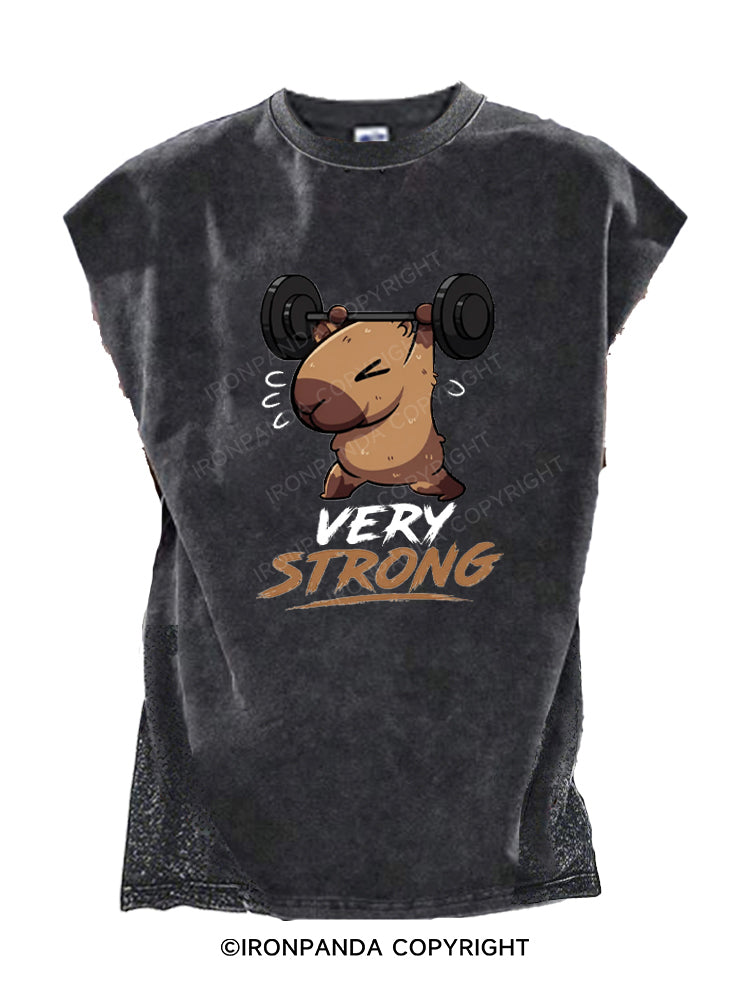 Very Strong Capybara Heavy Cut Off Tank