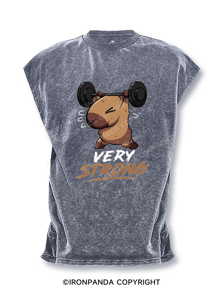 Very Strong Capybara Heavy Cut Off Tank