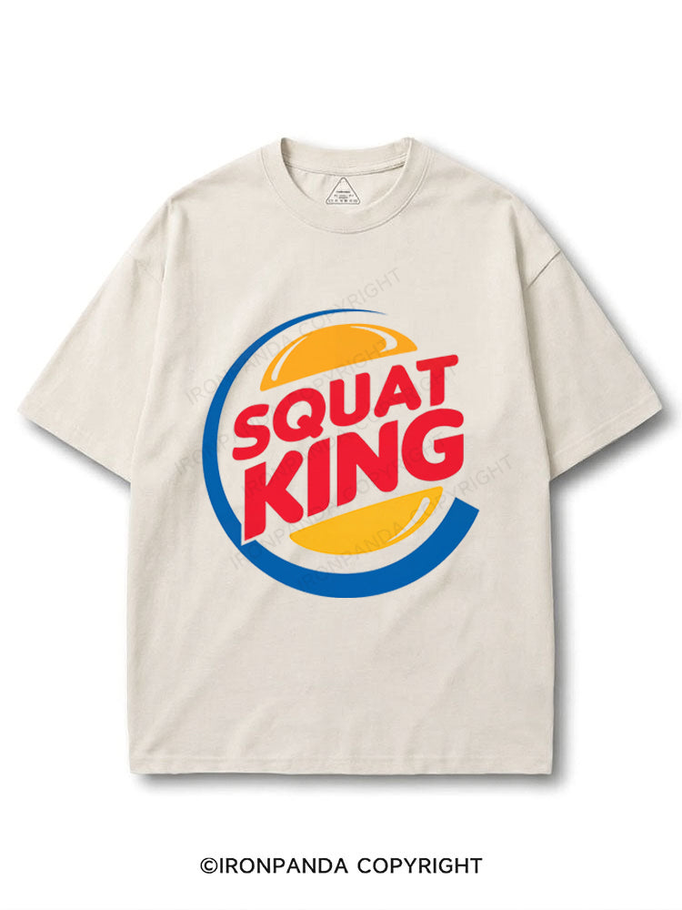 Squat King Fitness Humor COTTON PUMP COVER