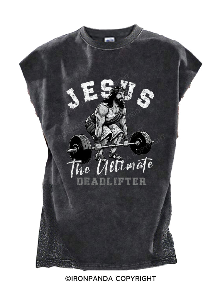 JESUS The Ultimate DEADLIFTER Cut Off Tank