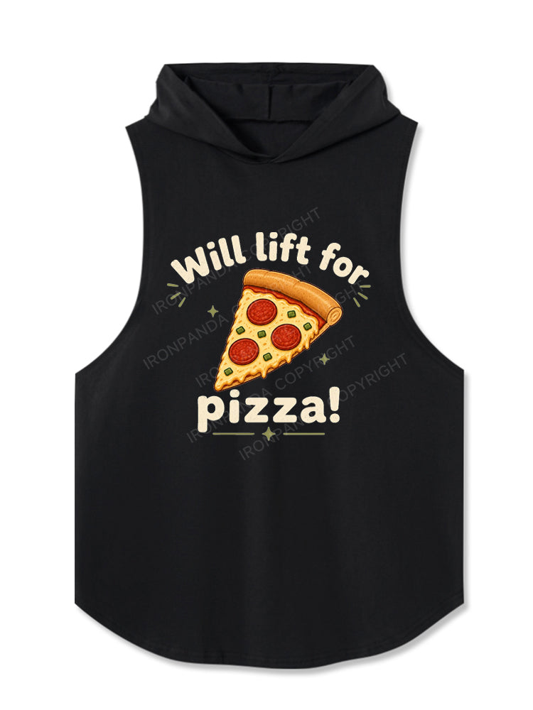 Will Lift for Pizza Hooded Tank