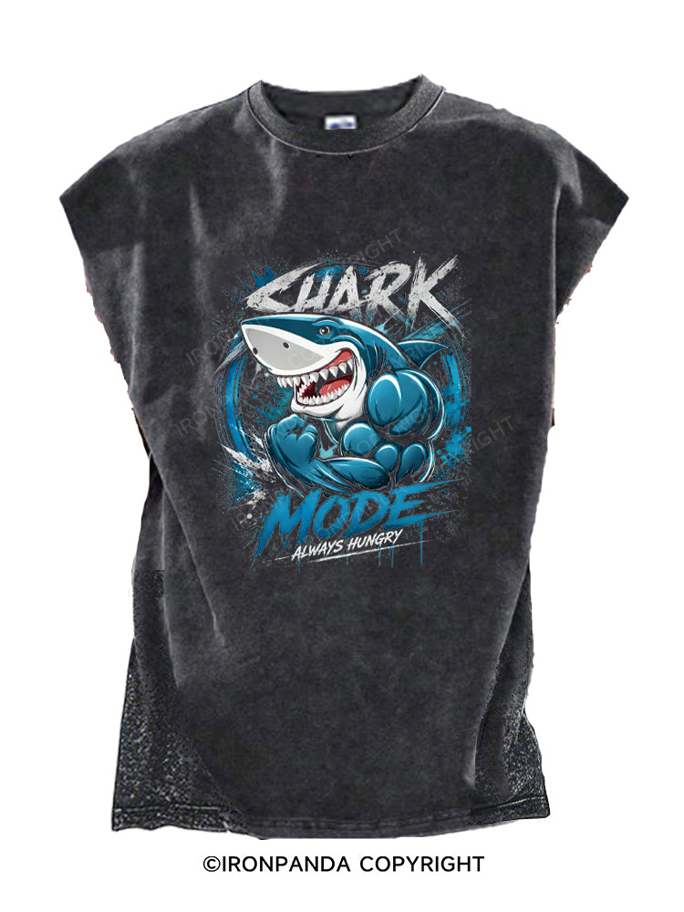 Shark Mode Always Hungry Cut Off Tank
