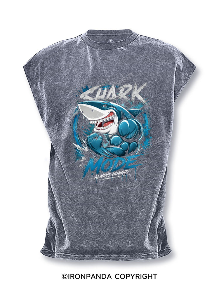 Shark Mode Always Hungry Cut Off Tank