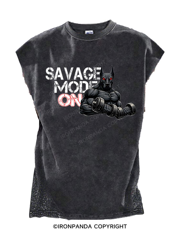 Savage Mode On Cut Off Tank