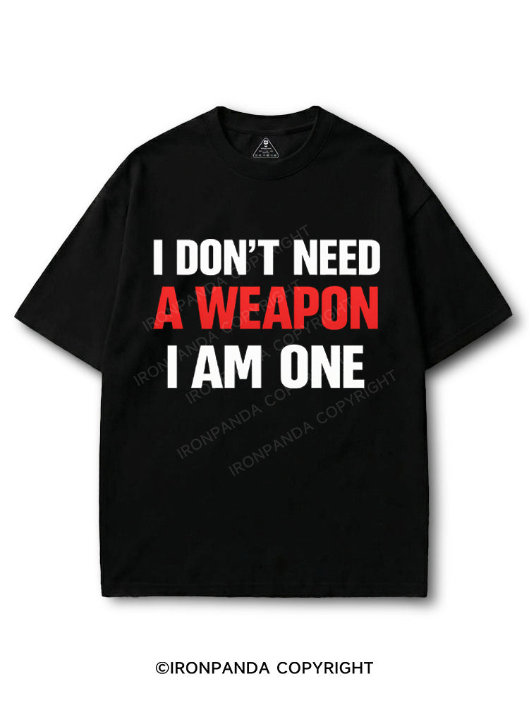 I Don't Need A Weapon I Am One COTTON PUMP COVER
