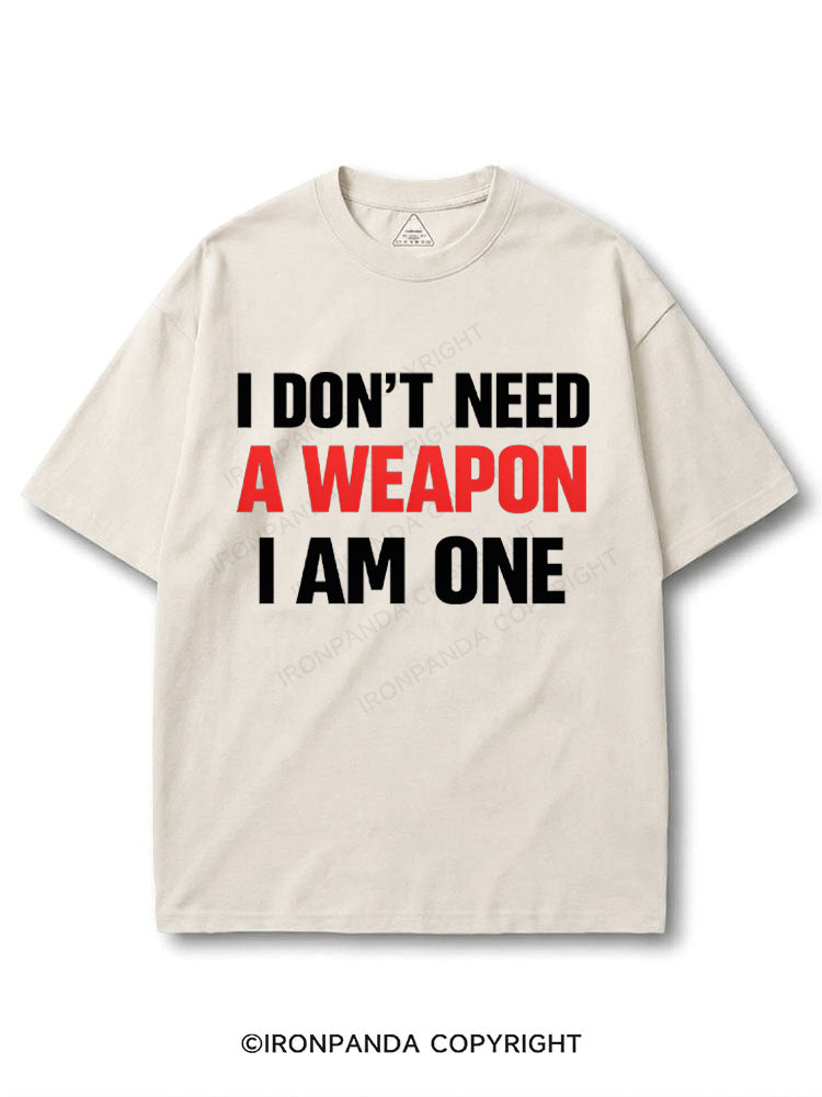 I Don't Need A Weapon I Am One COTTON PUMP COVER