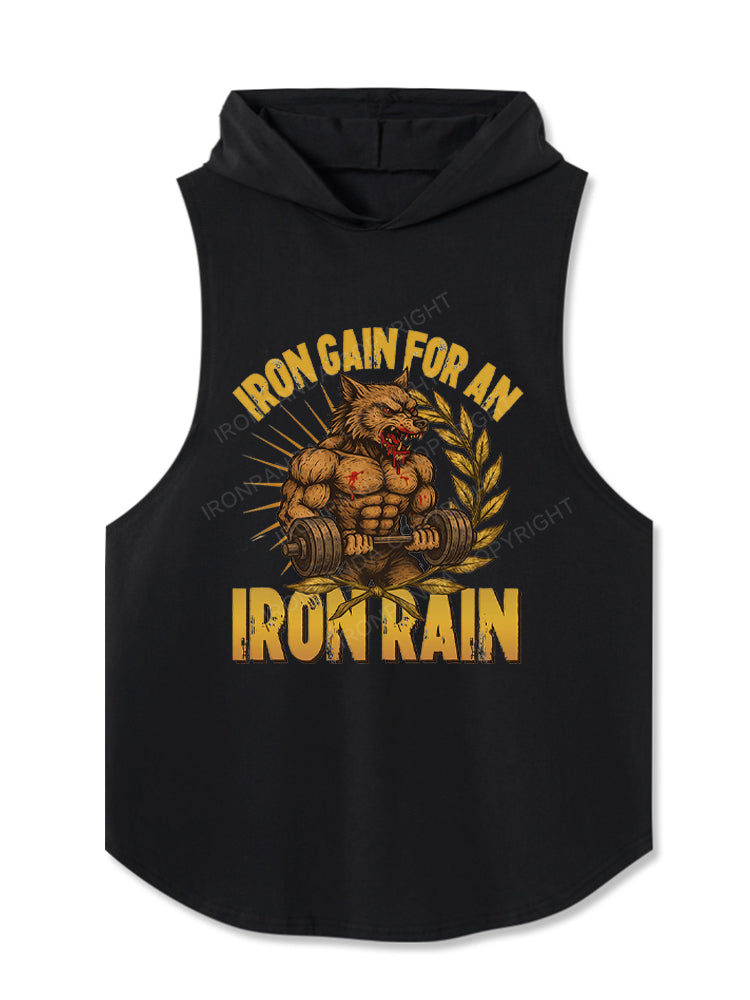 Iron Rain Alpha Wolf Hooded Tank