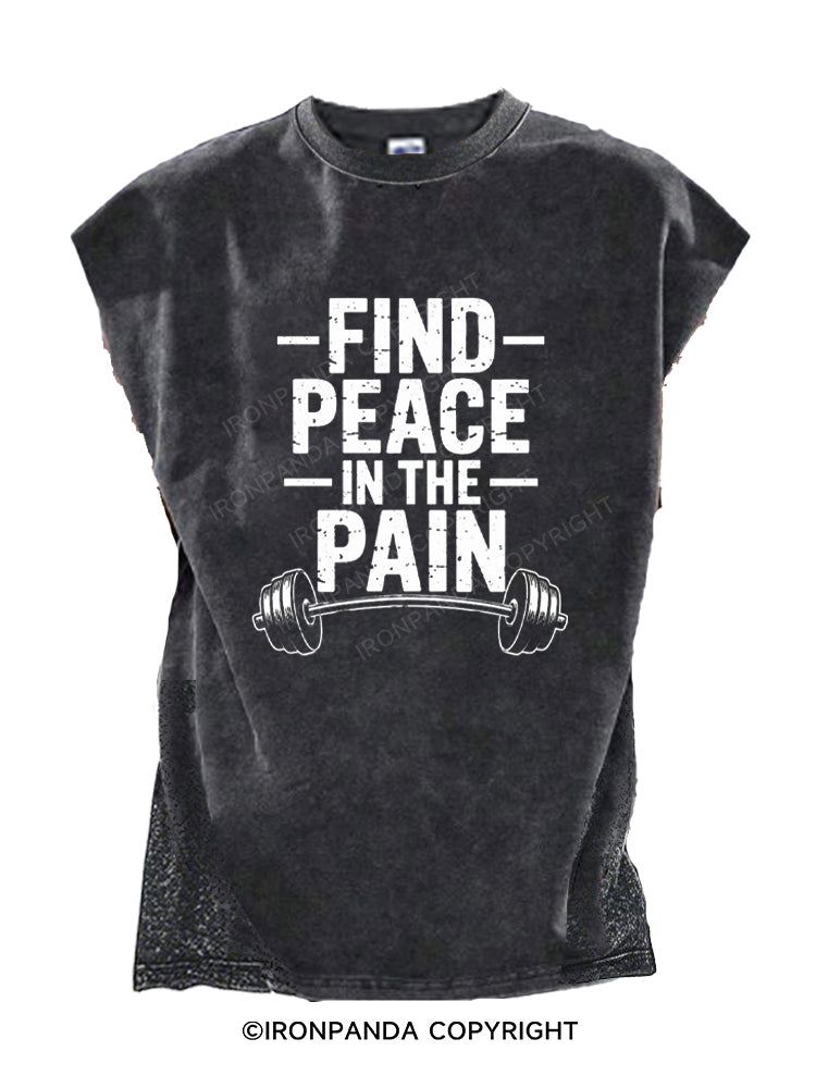Find Peace In The Pain Cut Off Tank