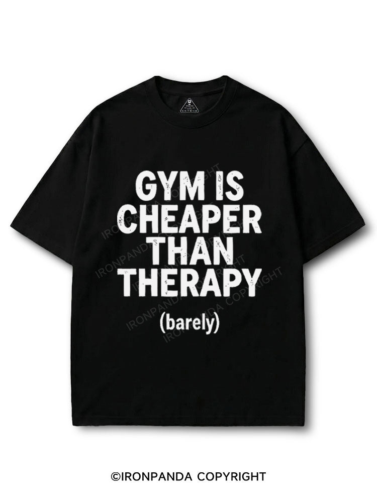 Gym Is Cheaper Than Therapy Barely COTTON PUMP COVER