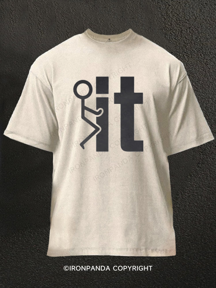 F it Washed Gym Shirt