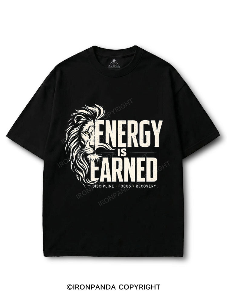 Energy Is Earned Lion COTTON PUMP COVER