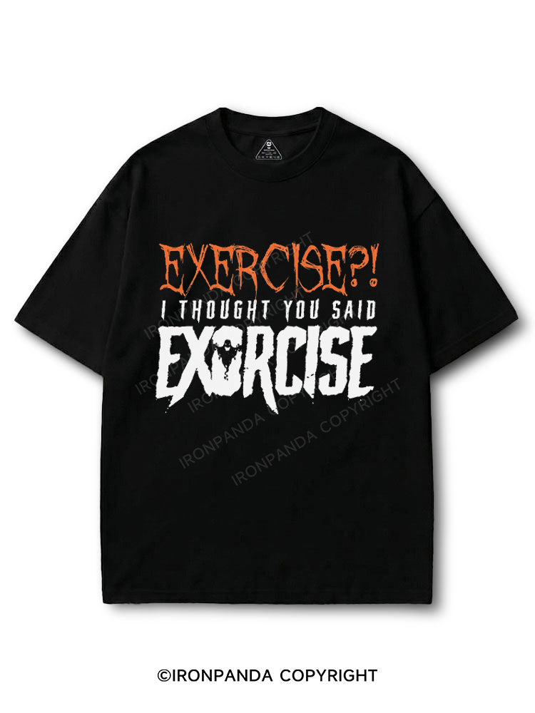 Exercise?! I thought you said Exorcise COTTON PUMP COVER