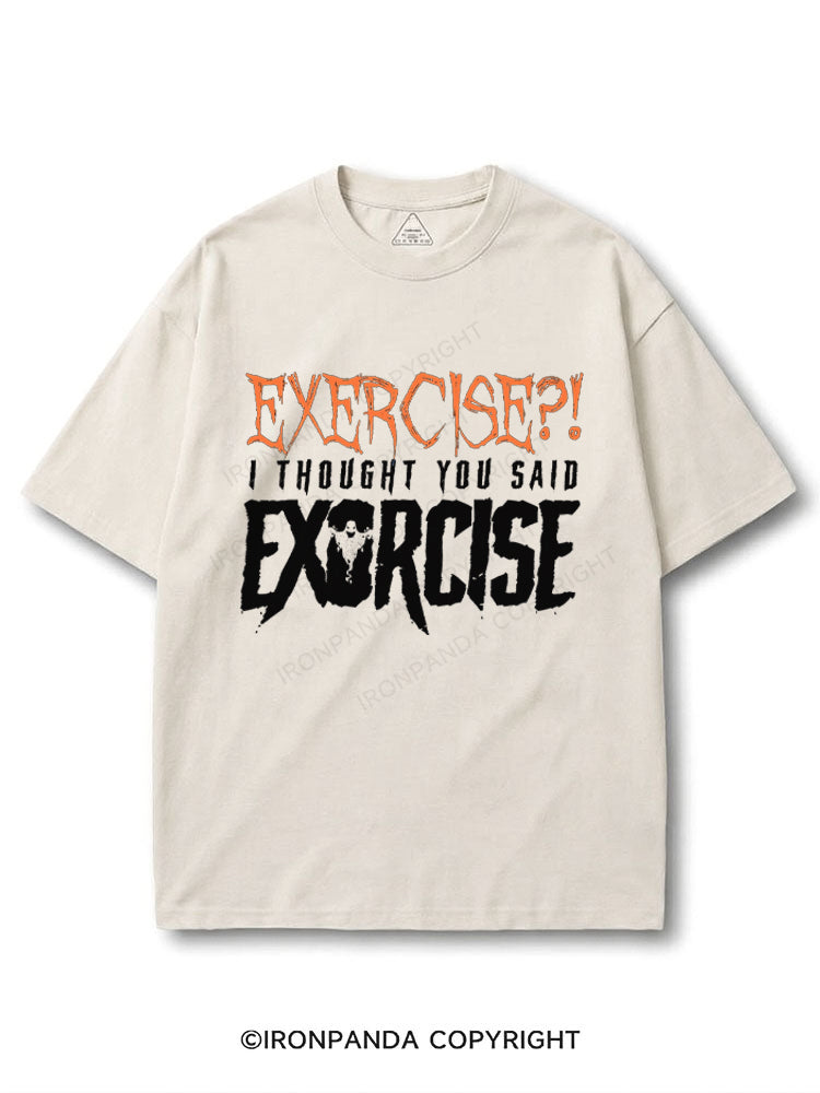 Exercise?! I thought you said Exorcise COTTON PUMP COVER