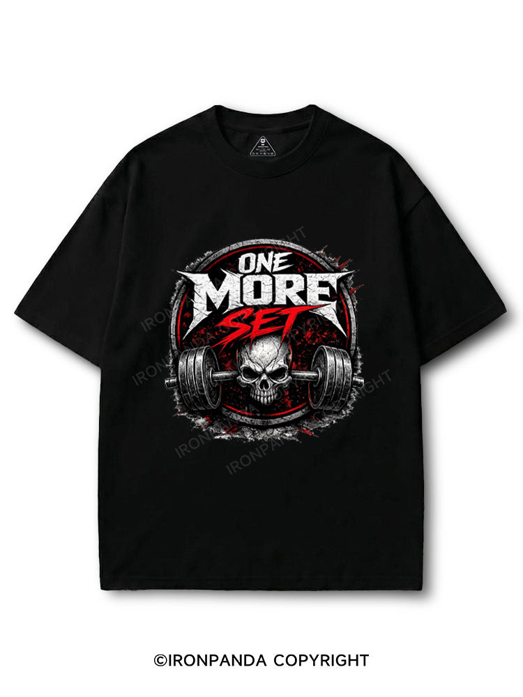 One More Set Skull Barbell Weightlifting COTTON PUMP COVER