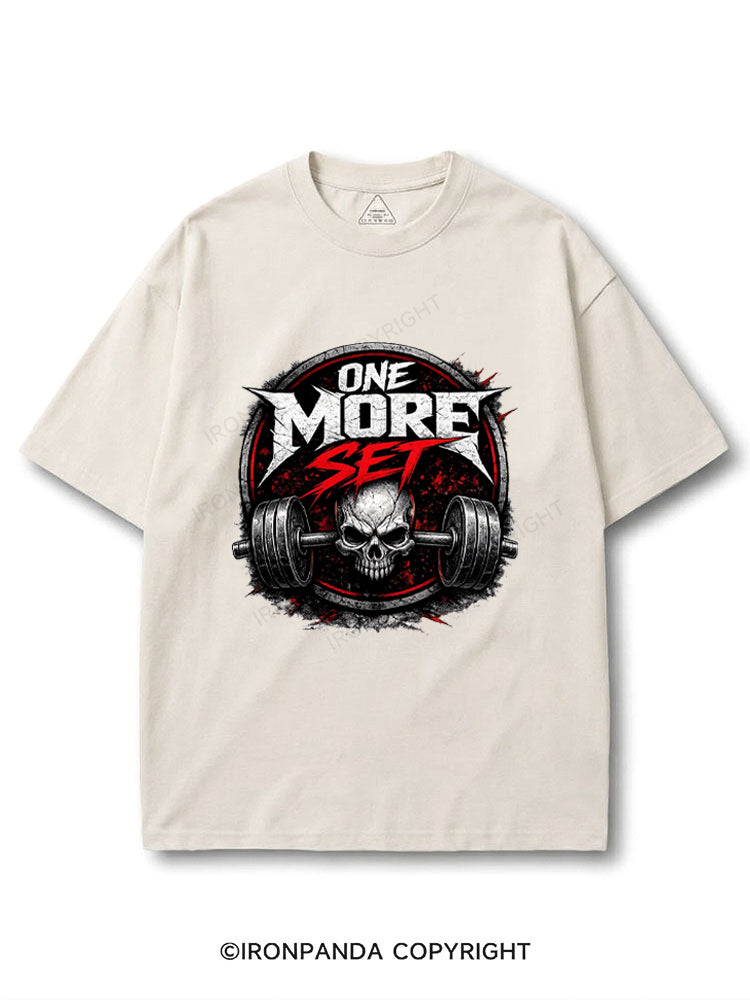 One More Set Skull Barbell Weightlifting COTTON PUMP COVER