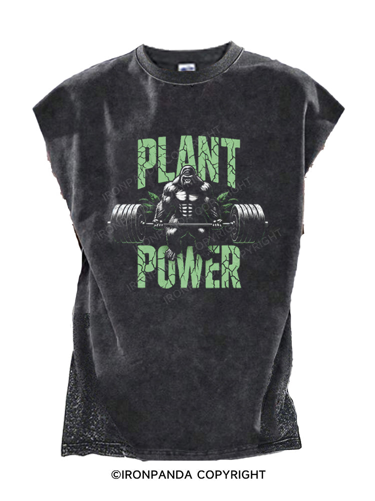 Vegan Plant Based Vegetarian Healthy Lifestyle Cut Off Tank