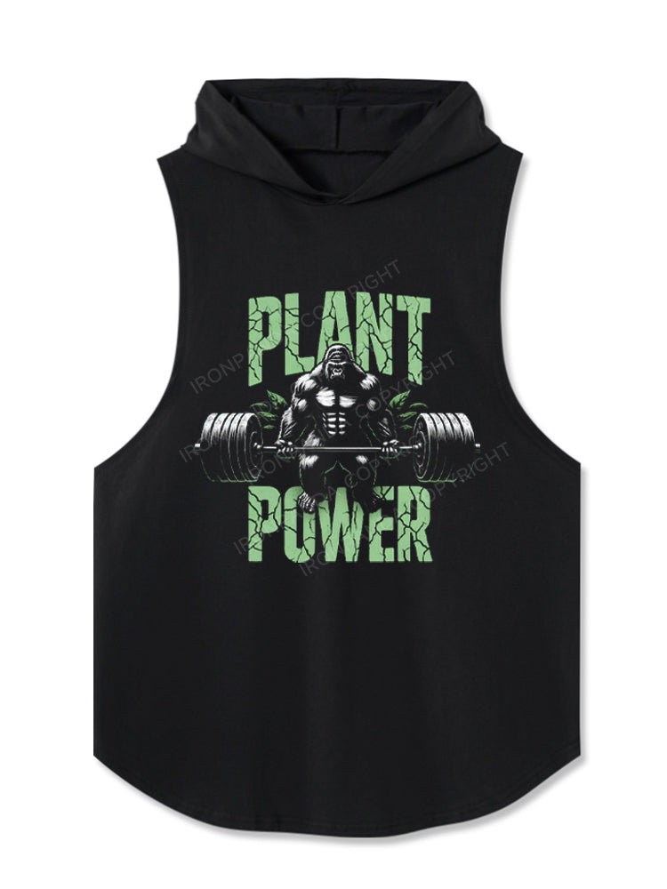 Vegan Plant Based Vegetarian Healthy Lifestyle Hooded Tank
