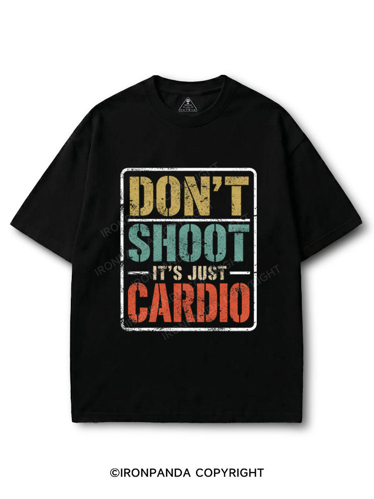 Don't Shoot It's Just Cardio COTTON PUMP COVER