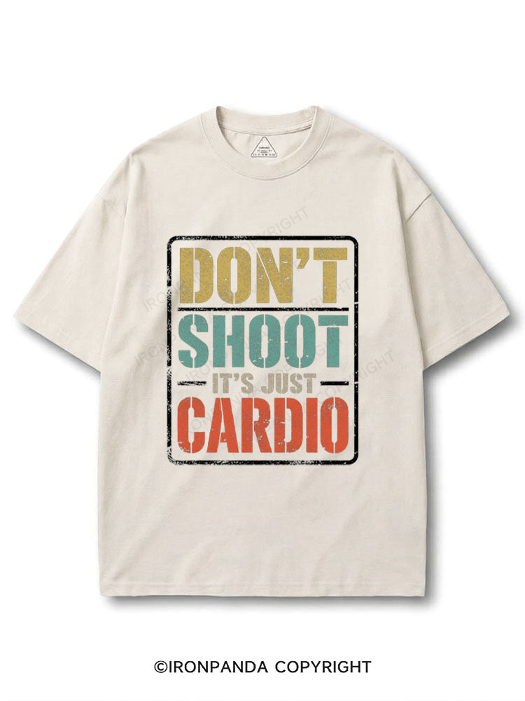 Don't Shoot It's Just Cardio COTTON PUMP COVER