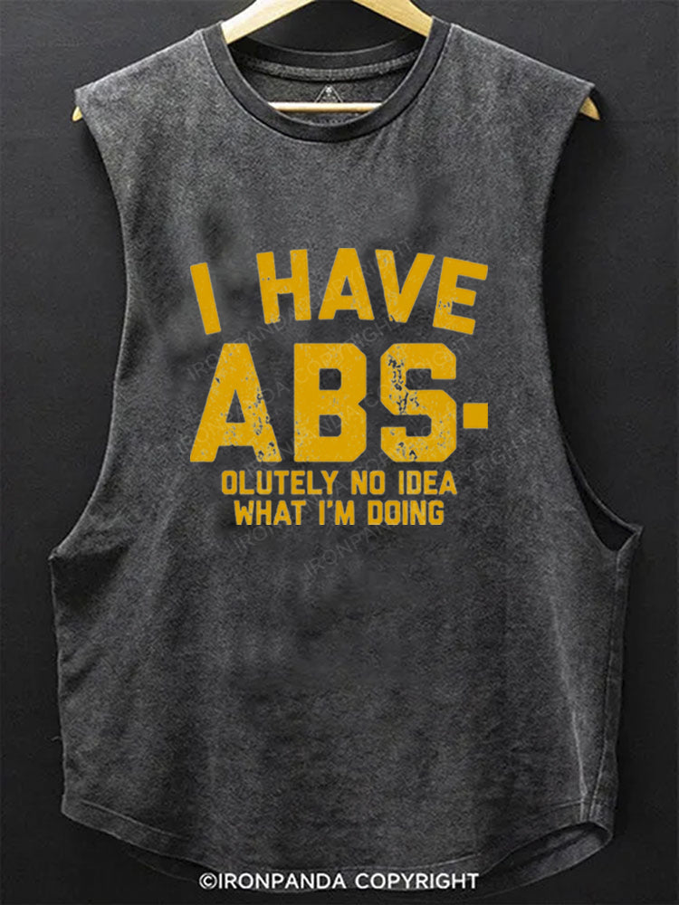 I Have Absolutely No Idea SCOOP BOTTOM COTTON TANK