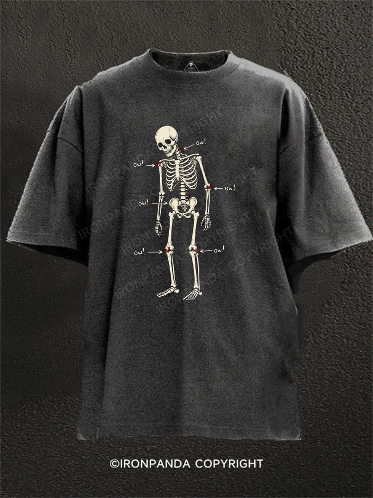 Everything Hurts ! ow ow ow ! Washed Gym Shirt