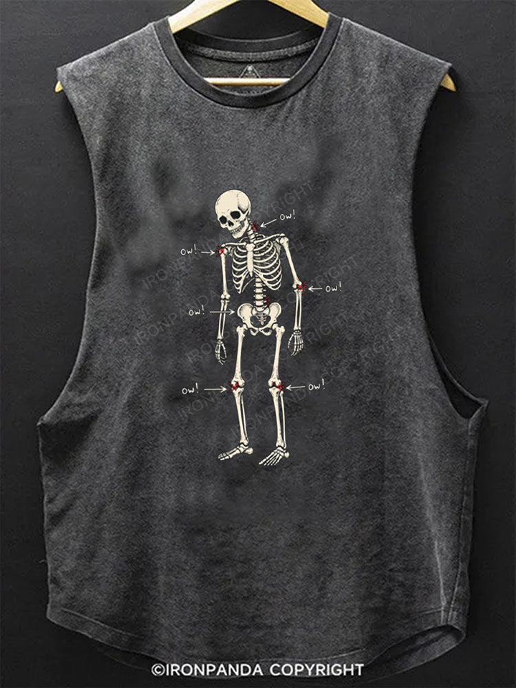 Everything Hurts ! ow ow ow ! SCOOP BOTTOM COTTON TANK
