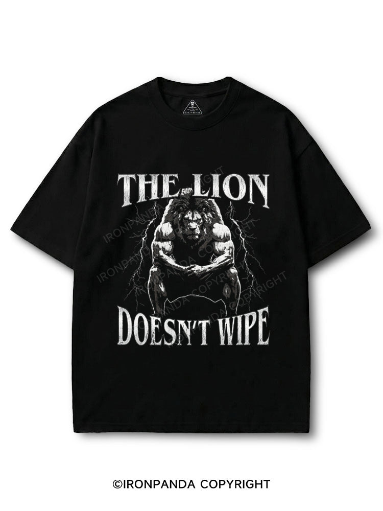 The Lion Doesn't Wipe COTTON PUMP COVER