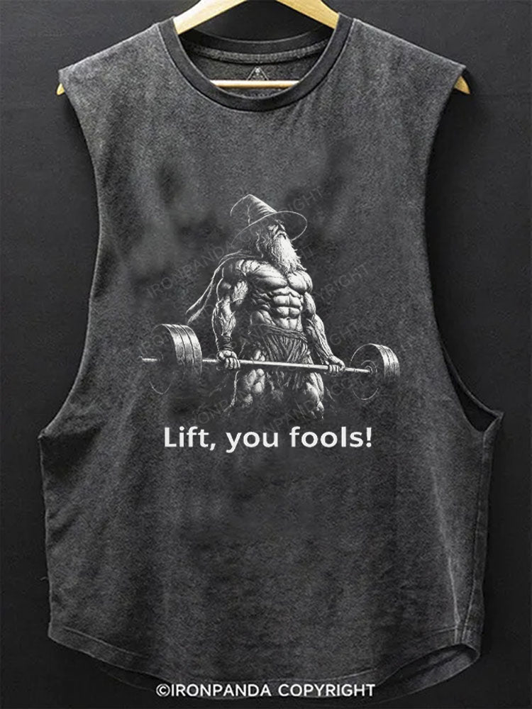Lift, you fools! SCOOP BOTTOM COTTON TANK