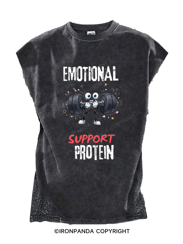 Emotional Support Protein Cut Off Tank