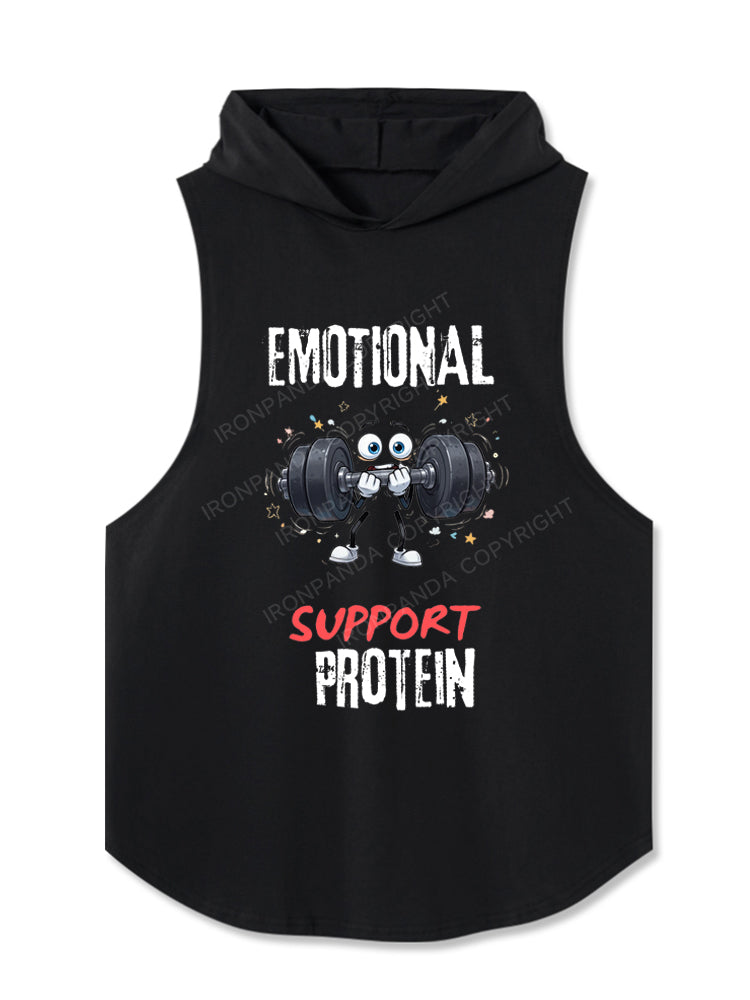 Emotional Support Protein Hooded Tank