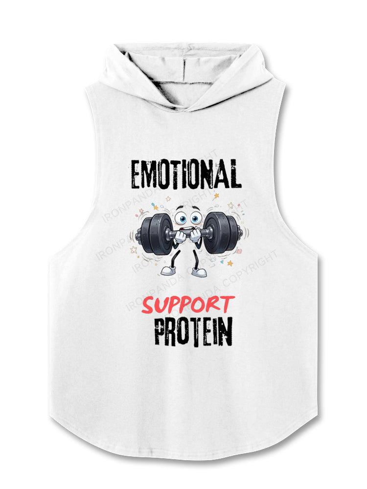 Emotional Support Protein Hooded Tank