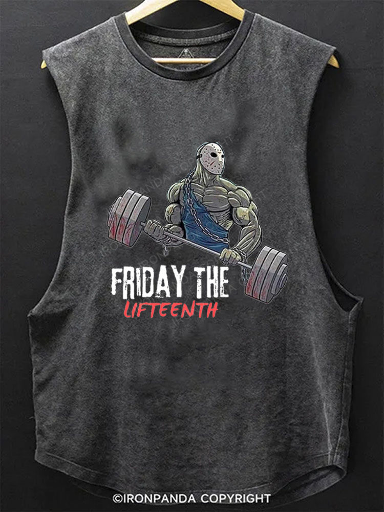 The Lifteenth Funny SCOOP BOTTOM COTTON TANK