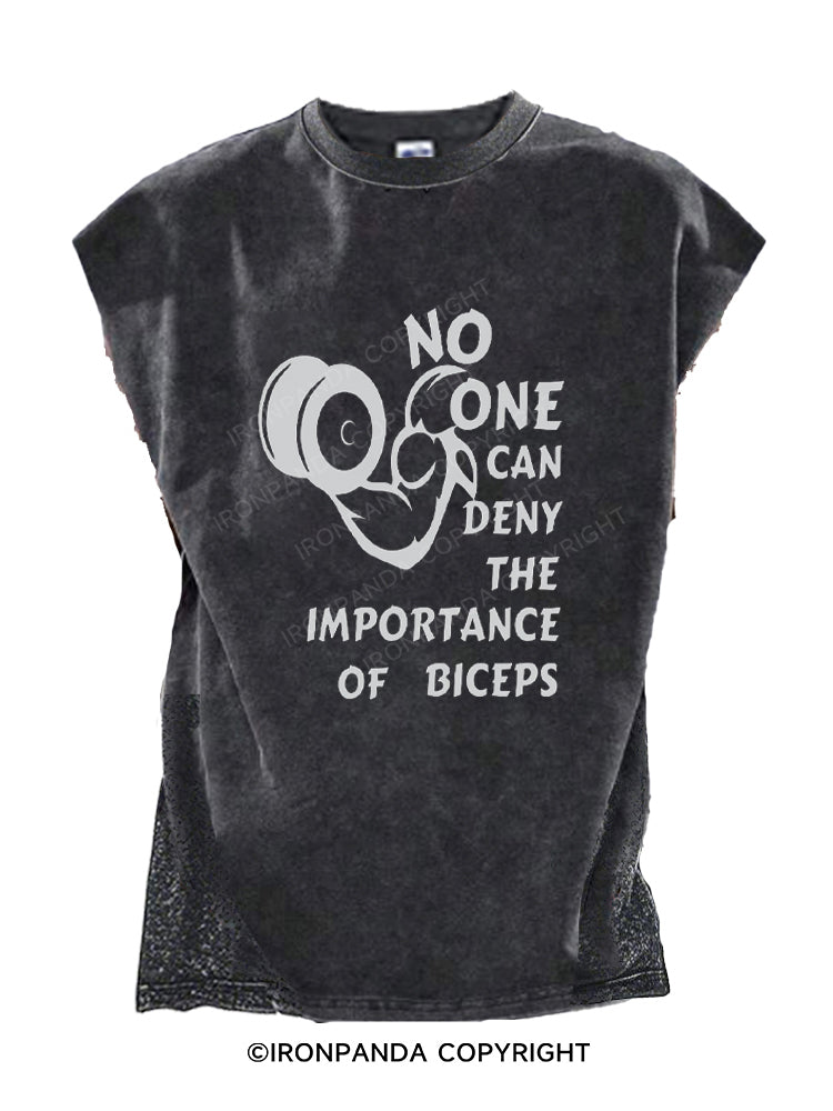 No one can deny the importance of biceps Cut Off Tank