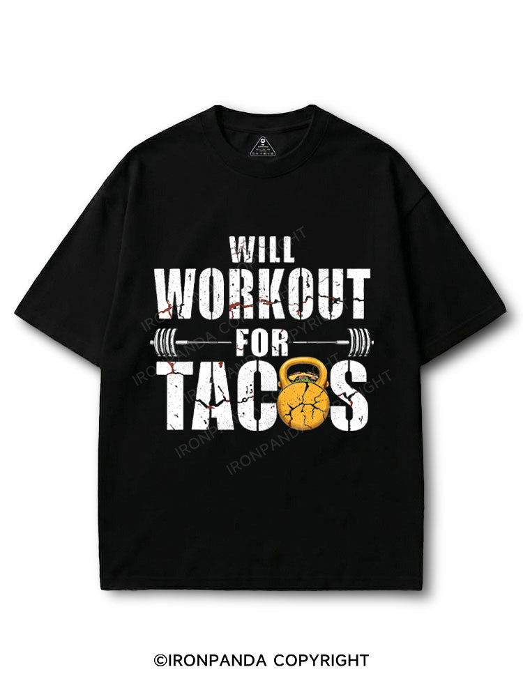 Will Workout For Tacos COTTON PUMP COVER