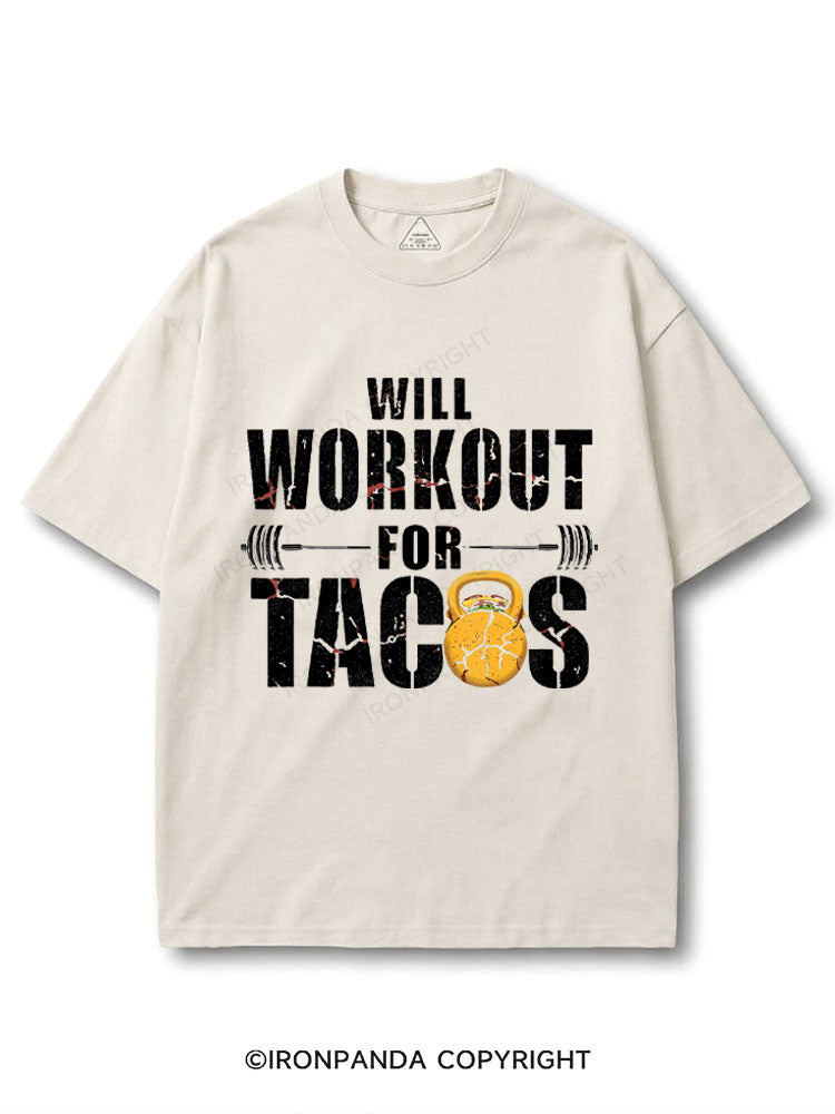 Will Workout For Tacos COTTON PUMP COVER