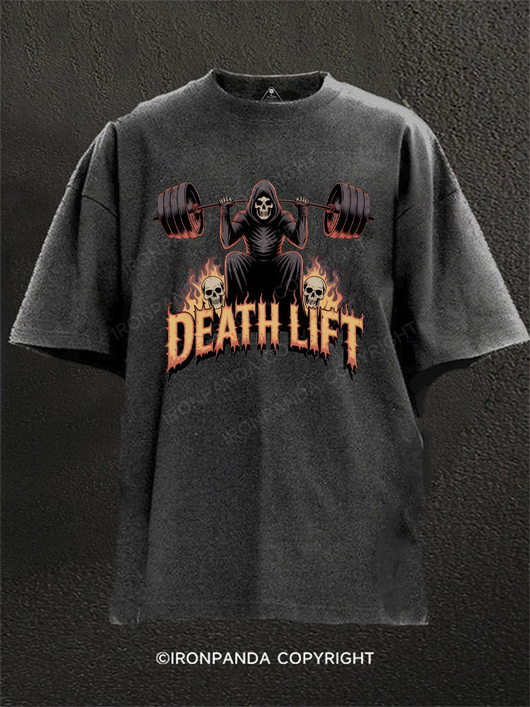 Death Lift Washed Gym Shirt