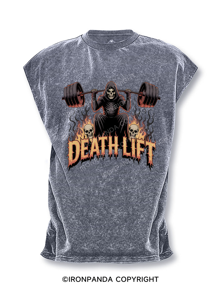 Death Lift Weightlifting Cut Off Tank