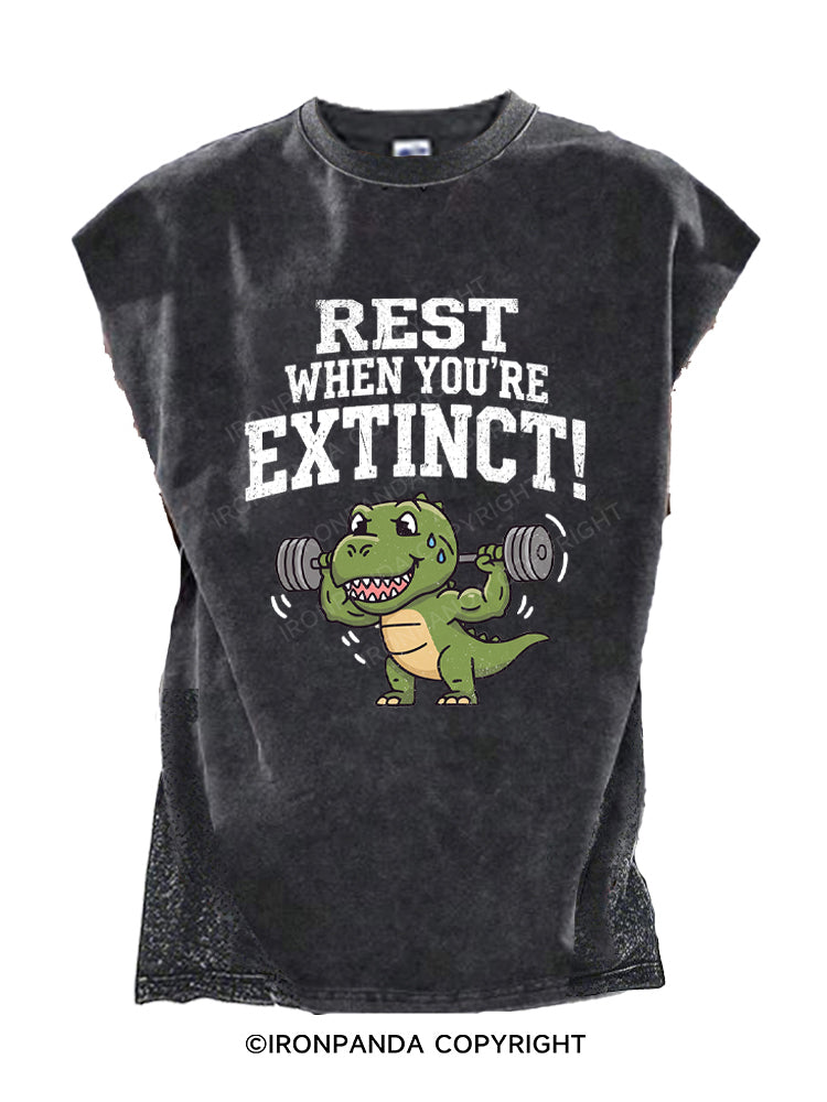 Rest When You're Extinct! Cut Off Tank