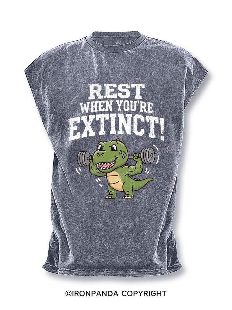 Rest When You're Extinct! Cut Off Tank