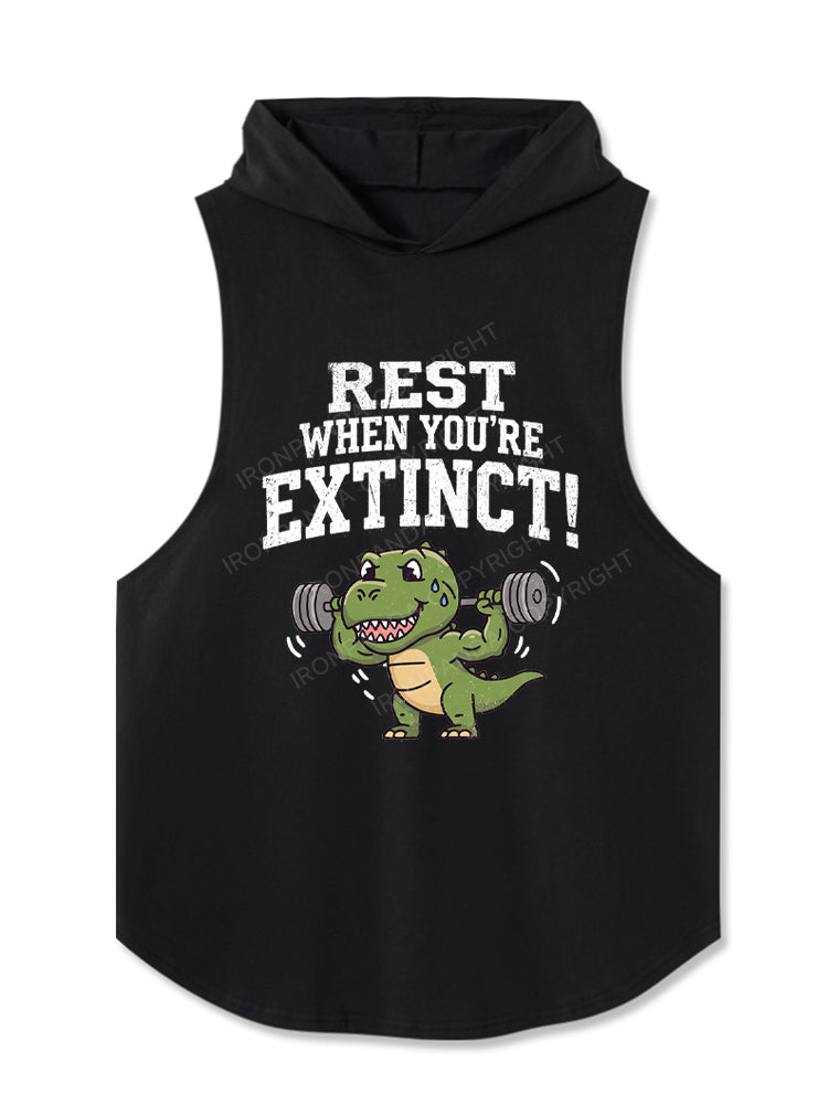 Rest When You're Extinct! Hooded Tank