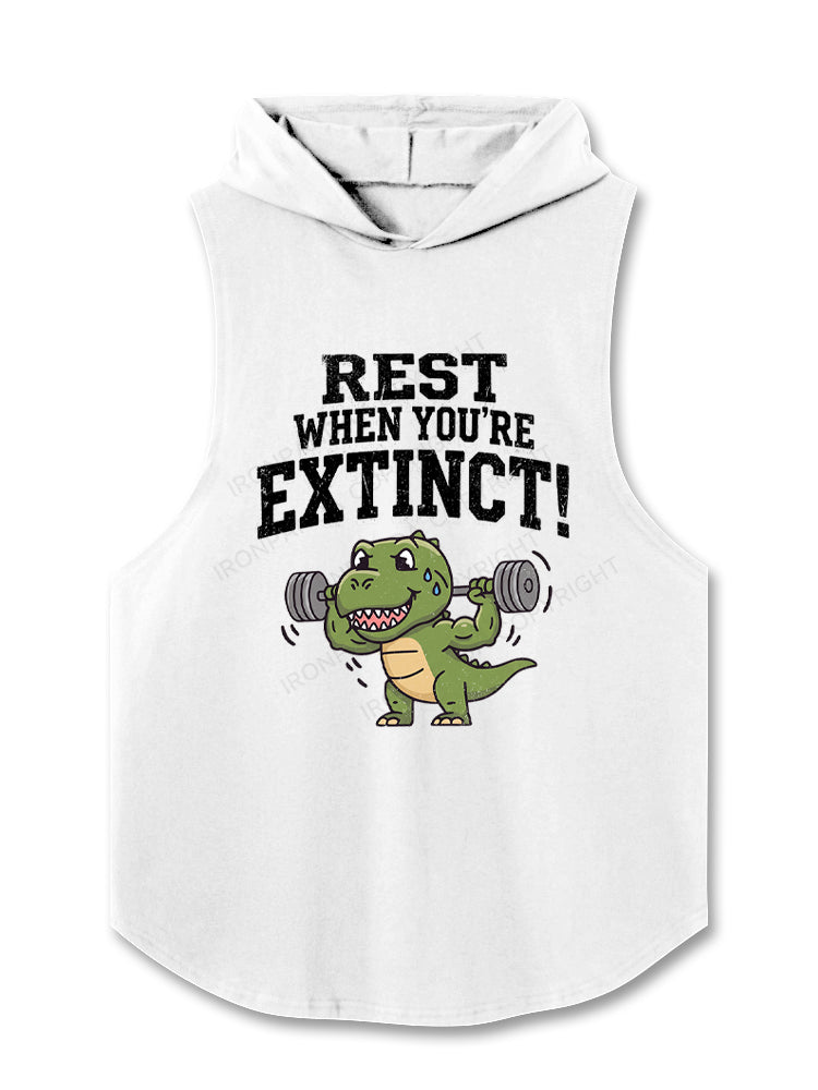 Rest When You're Extinct! Hooded Tank