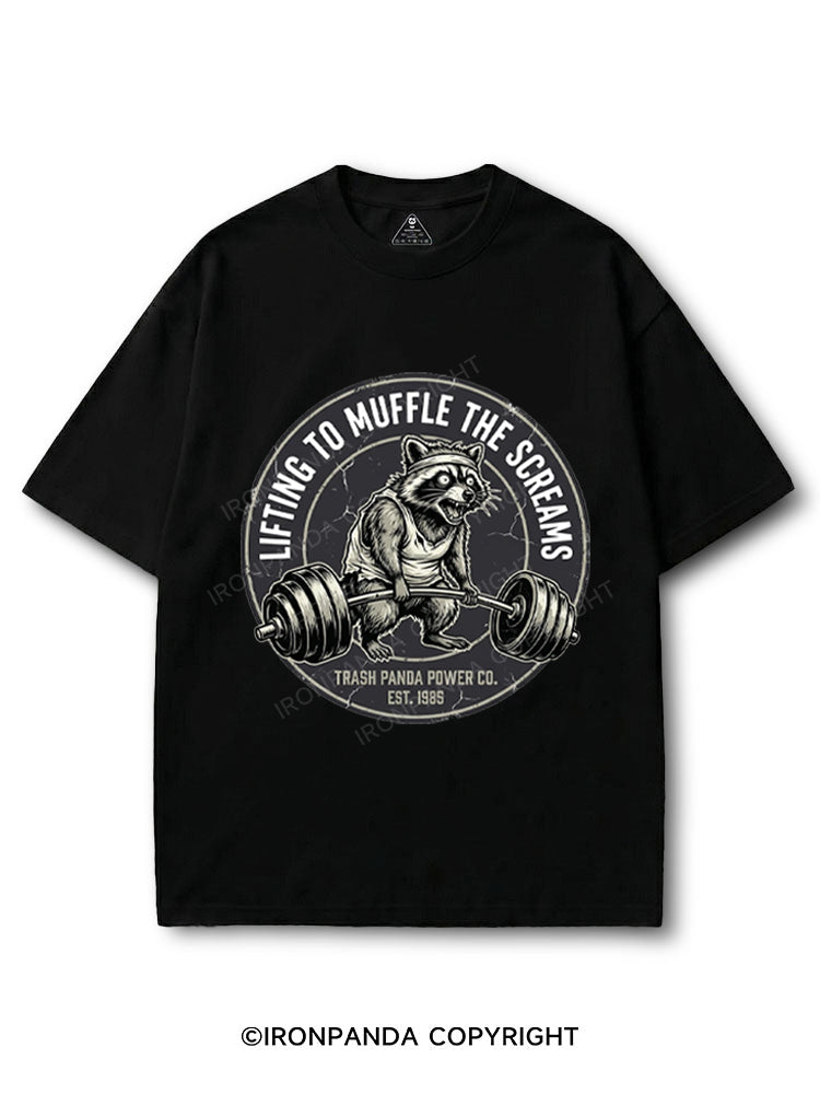 LIFTING TO MUFFLE THE SCREAMS COTTON PUMP COVER
