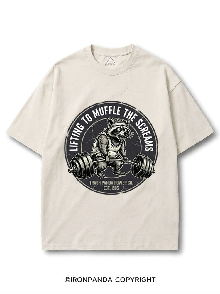 LIFTING TO MUFFLE THE SCREAMS COTTON PUMP COVER