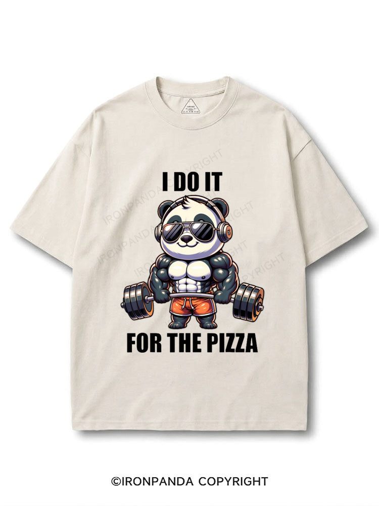 I DO IT FOR THE PIZZA PANDA COTTON PUMP COVER